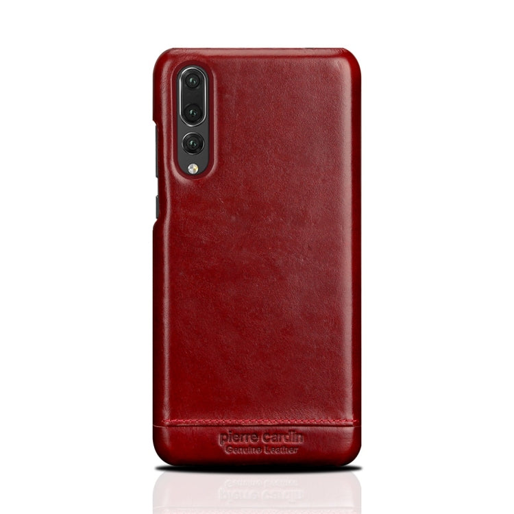 Pierre Cardin PCL-P03 Shockproof PC + Leather Protective Case for Huawei P20 Pro
