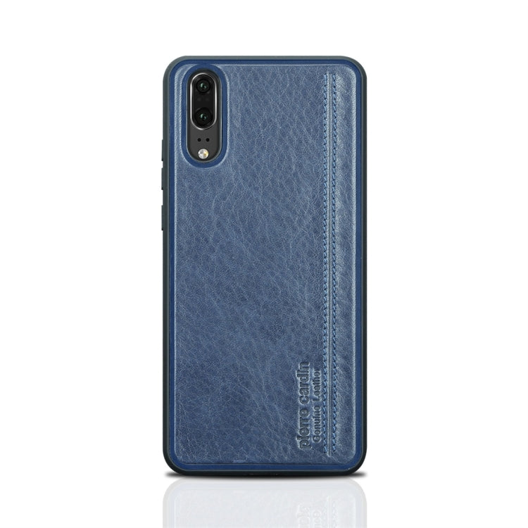 Pierre Cardin PCS-S02 Shockproof TPU + Leather Protective Case for Huawei P20
