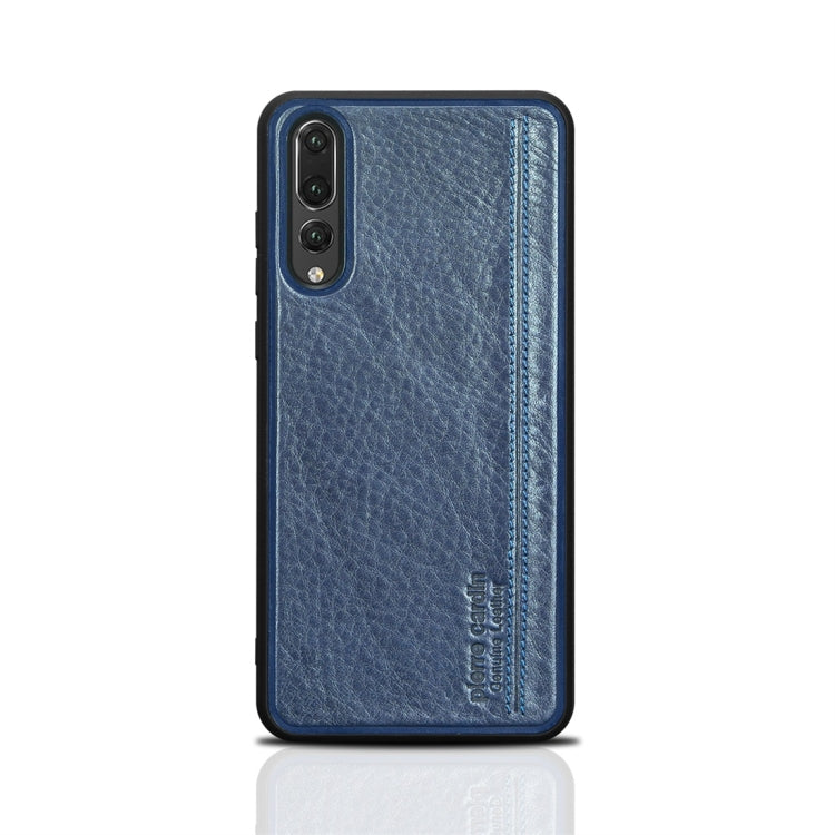 Pierre Cardin PCS-S02 Shockproof TPU + Leather Protective Case for Huawei P20 Pro