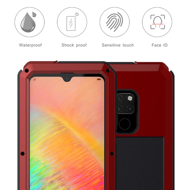 Tank Waterproof Dustproof Shockproof Aluminum Alloy + Silicone Case for Huawei Mate 20