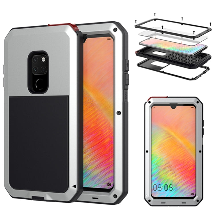 Tank Waterproof Dustproof Shockproof Aluminum Alloy + Silicone Case for Huawei Mate 20