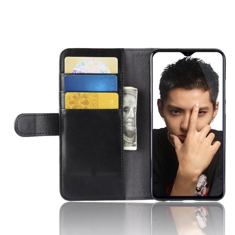 Horizontal Flip Genuine Leather Case for Huawei Honor 8X, with Card Slots & Holder & Wallet