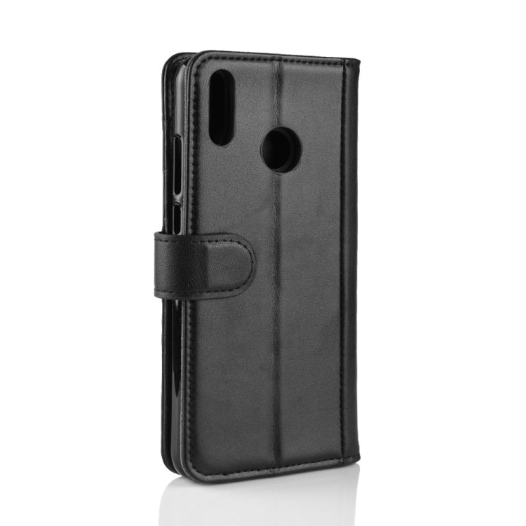 Horizontal Flip Genuine Leather Case for Huawei Honor 8X, with Card Slots & Holder & Wallet