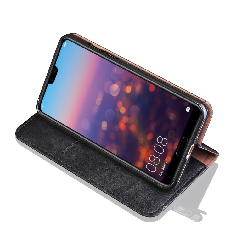 Casual Style Retro Crazy Horse Texture Horizontal Flip Leather Case for Huawei Mate 20 Pro, with Card Slots & Holder & Wallet