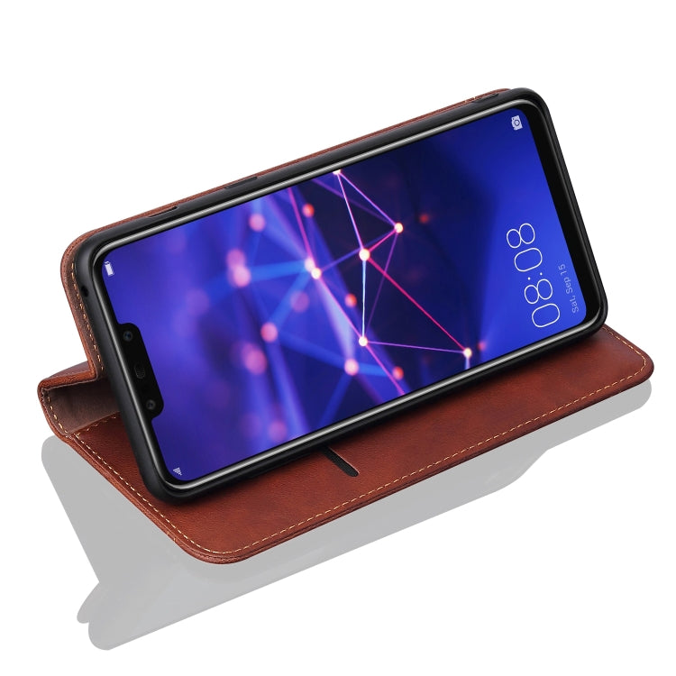 Casual Style Retro Crazy Horse Texture Horizontal Flip Leather Case for Huawei Mate 20 Lite, with Card Slots & Holder & Wallet