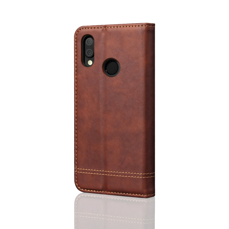 Casual Style Retro Crazy Horse Texture Horizontal Flip Leather Case for Huawei Nova 3i / P smart+, with Card Slots & Holder & Wallet