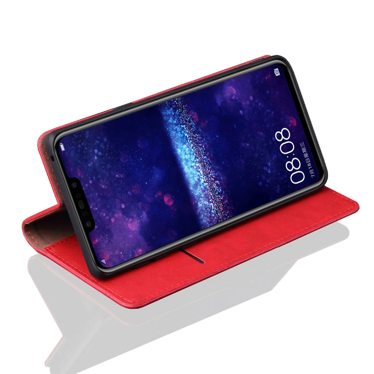 Casual Style Retro Crazy Horse Texture Horizontal Flip Leather Case for Huawei Nova 3i / P smart+, with Card Slots & Holder & Wallet