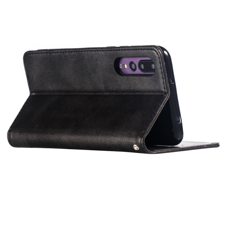 Calf Texture Zipper Magnetic Horizontal Flip Leather Case for Huawei P20 Pro, with Wallet & Holder & Card Slots