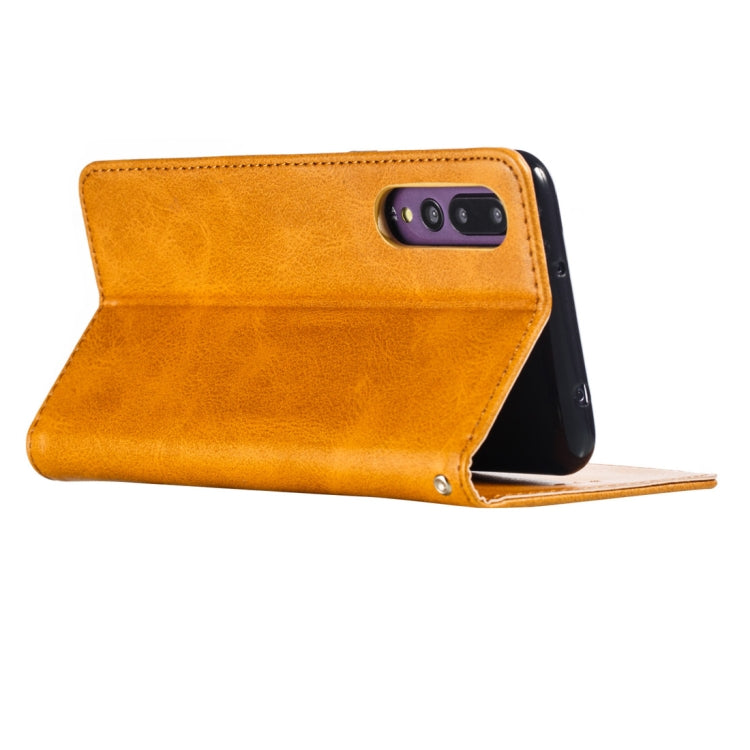 Calf Texture Zipper Magnetic Horizontal Flip Leather Case for Huawei P20 Pro, with Wallet & Holder & Card Slots