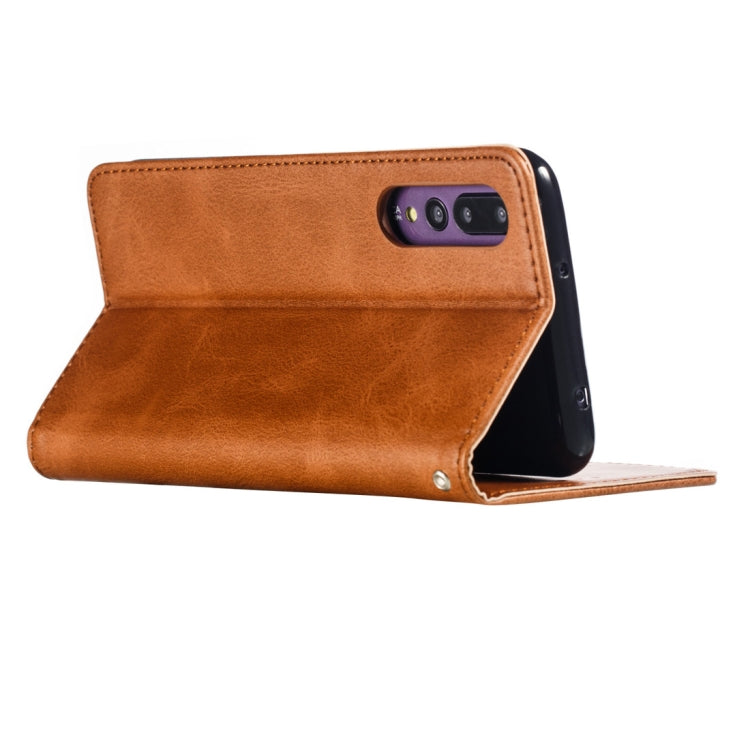 Calf Texture Zipper Magnetic Horizontal Flip Leather Case for Huawei P20 Pro, with Wallet & Holder & Card Slots