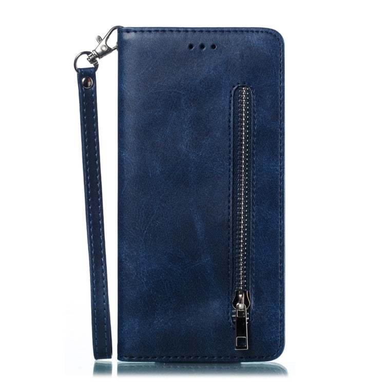 Calf Texture Zipper Magnetic Horizontal Flip Leather Case for Huawei P30 Lite, with Wallet & Holder & Card Slots
