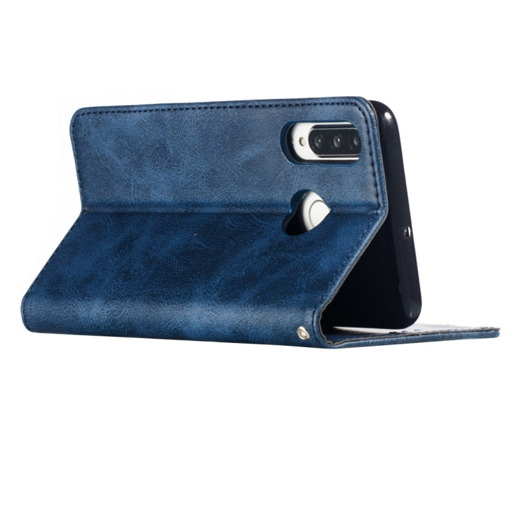 Calf Texture Zipper Magnetic Horizontal Flip Leather Case for Huawei P30 Lite, with Wallet & Holder & Card Slots