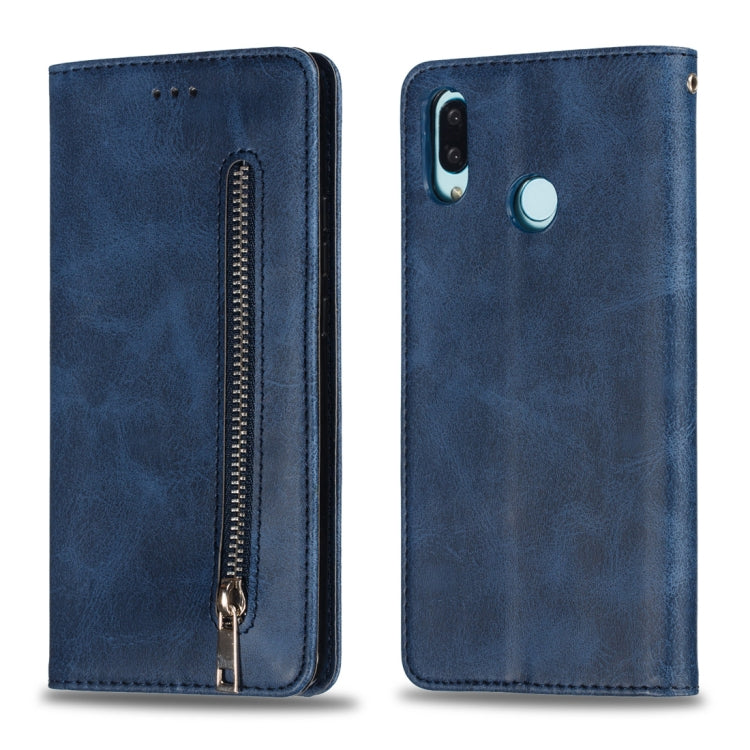 Calf Texture Zipper Magnetic Horizontal Flip Leather Case for Huawei nova 3i, with Wallet & Holder & Card Slots