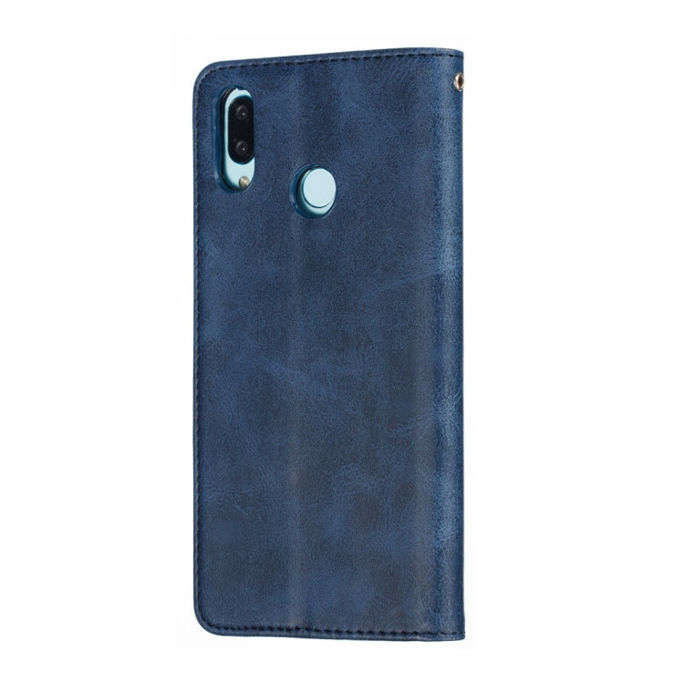 Calf Texture Zipper Magnetic Horizontal Flip Leather Case for Huawei nova 3i, with Wallet & Holder & Card Slots