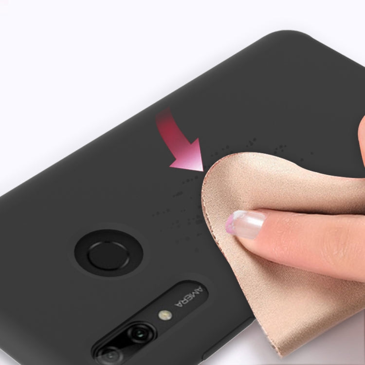 Solid Color Liquid Silicone Dropproof Protective Case for Huawei Enjoy 9s