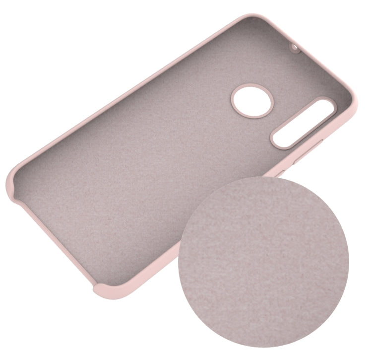 Solid Color Liquid Silicone Dropproof Protective Case for Huawei Enjoy 9s