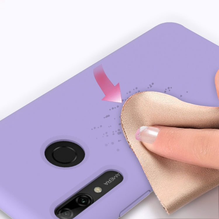 Solid Color Liquid Silicone Dropproof Protective Case for Huawei Enjoy 9s