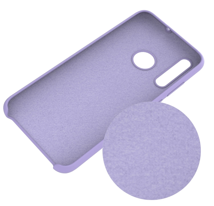 Solid Color Liquid Silicone Dropproof Protective Case for Huawei Enjoy 9s