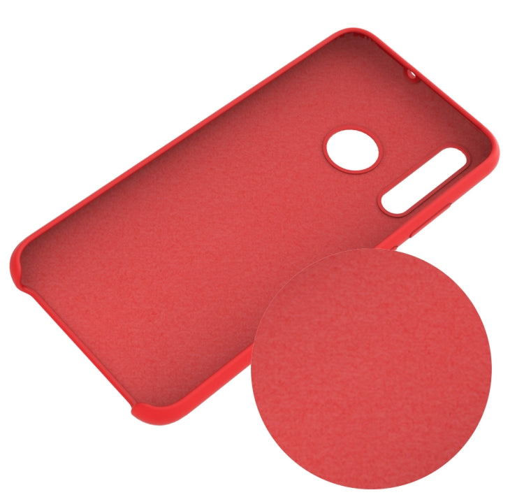Solid Color Liquid Silicone Dropproof Protective Case for Huawei Enjoy 9s