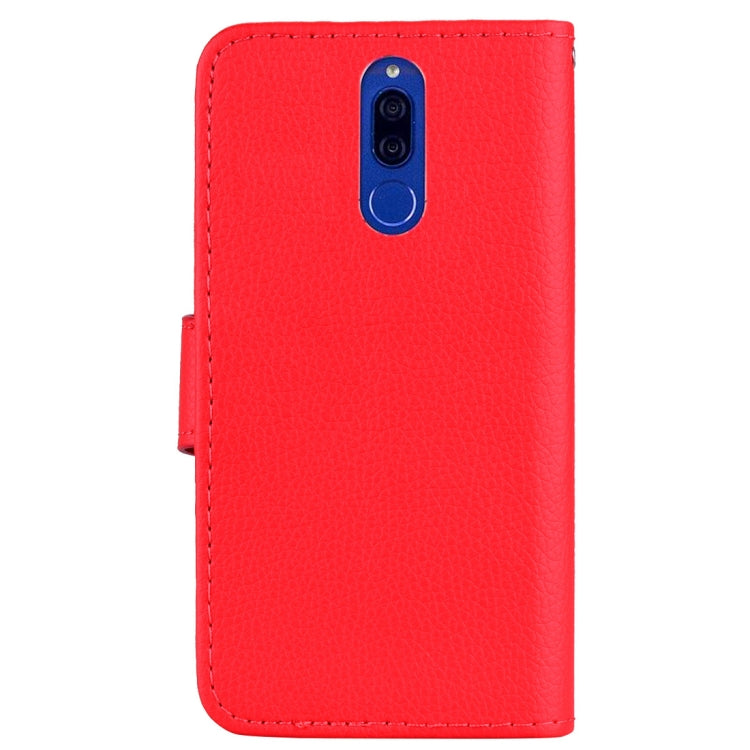 Litchi Texture Horizontal Flip Leather Case for Huawei Honor 9i & Mate 10 Lite & Maimang 6 & Nova 2i , with Wallet & Holder & Card Slots & Lanyard