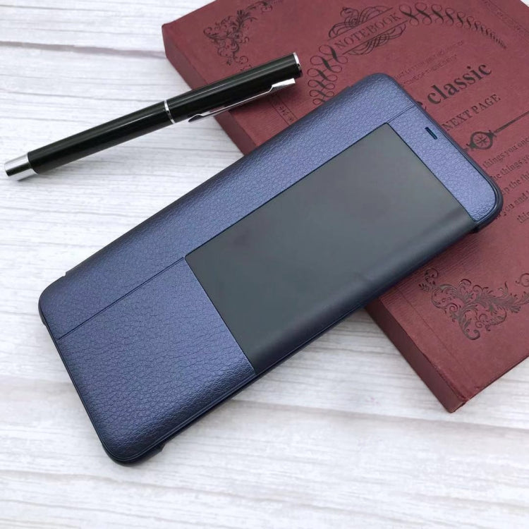 Ultrathin Horizontal Flip Leather Case for Huawei Mate 20 Pro, with Call Display ID