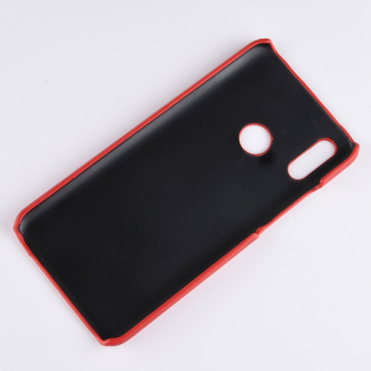 Shockproof Litchi Texture PC + PU Case for Huawei P Smart (2019)