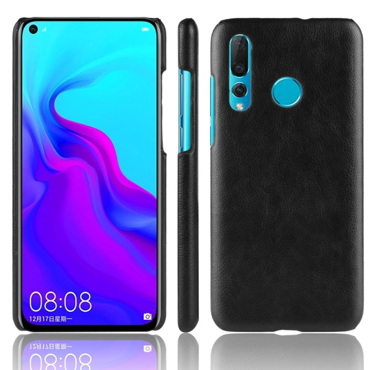 Shockproof Litchi Texture PC + PU Case for Huawei Nova 4