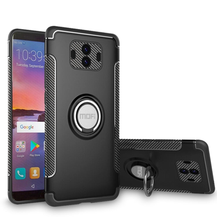 MOFI for Mysterious Series Huawei Mate 10 Shockproof Protective Back Cover Case with Magnetic Rotatable Ring Holder