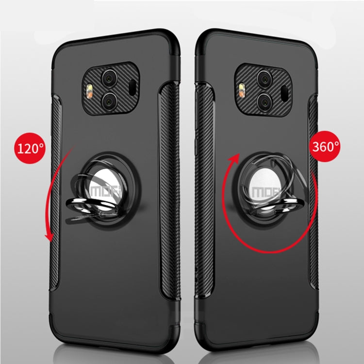 MOFI for Mysterious Series Huawei Mate 10 Shockproof Protective Back Cover Case with Magnetic Rotatable Ring Holder