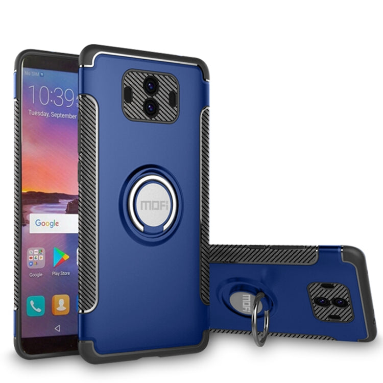 MOFI for Mysterious Series Huawei Mate 10 Shockproof Protective Back Cover Case with Magnetic Rotatable Ring Holder