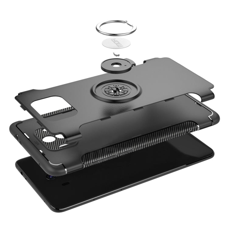 MOFI for Mysterious Series Huawei Mate 10 Shockproof Protective Back Cover Case with Magnetic Rotatable Ring Holder