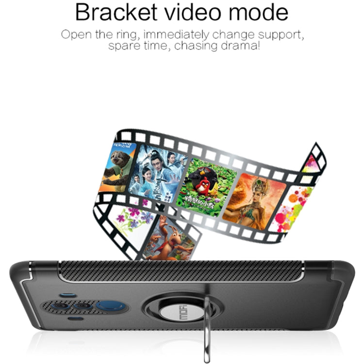 MOFI for Mysterious Series Huawei Mate 10 Pro Shockproof Protective Back Cover Case with Magnetic Rotatable Ring Holder