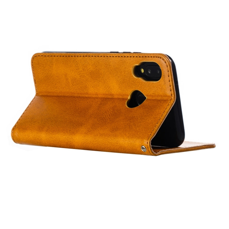 Calf Texture Zipper Magnetic Horizontal Flip Leather Case for Huawei P20 Lite, with Wallet & Holder & Card Slots