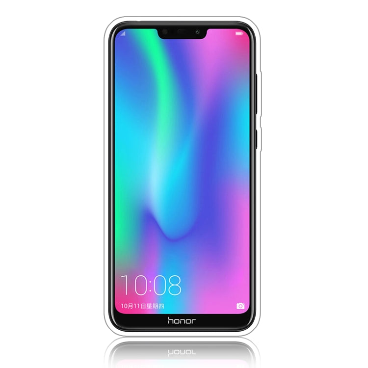 Glittery Powder Shockproof TPU Case for Huawei Honor 8C, with 360 Degree Rotation Ring Holder