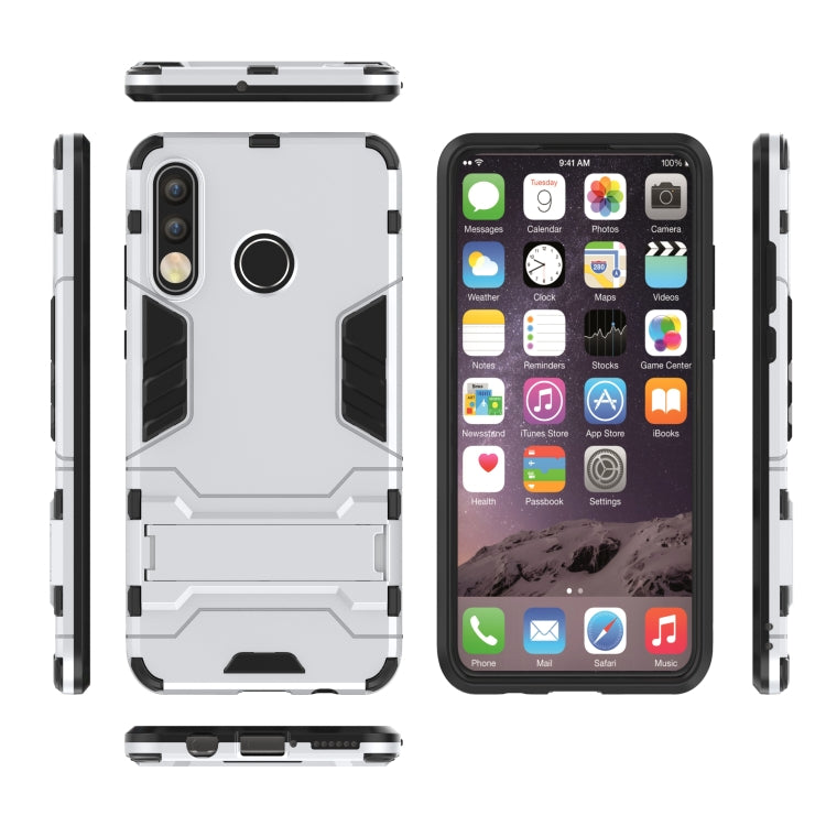 Shockproof PC + TPU Case for Huawei P30 Lite, with Holder