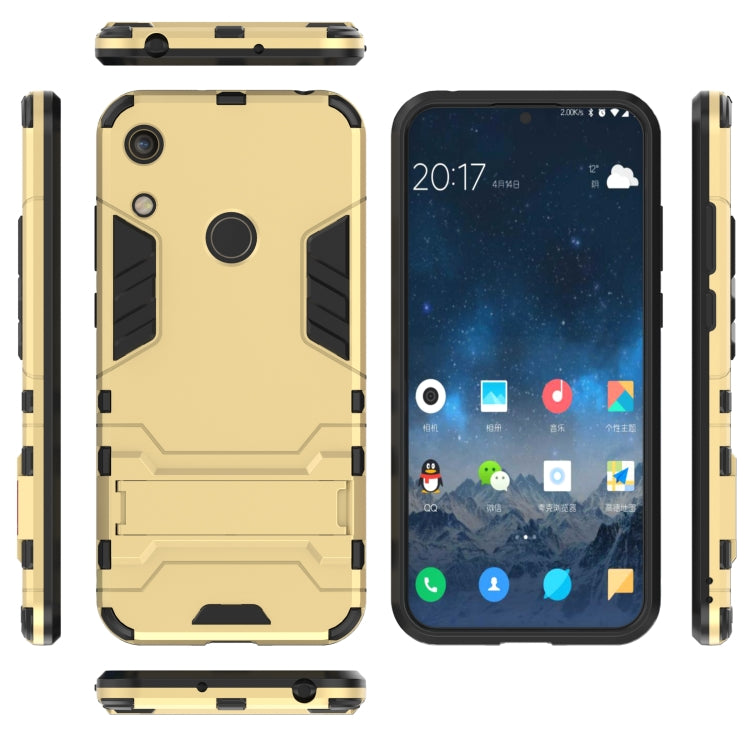 Shockproof PC + TPU Case for Huawei Honor 8A, with Holder