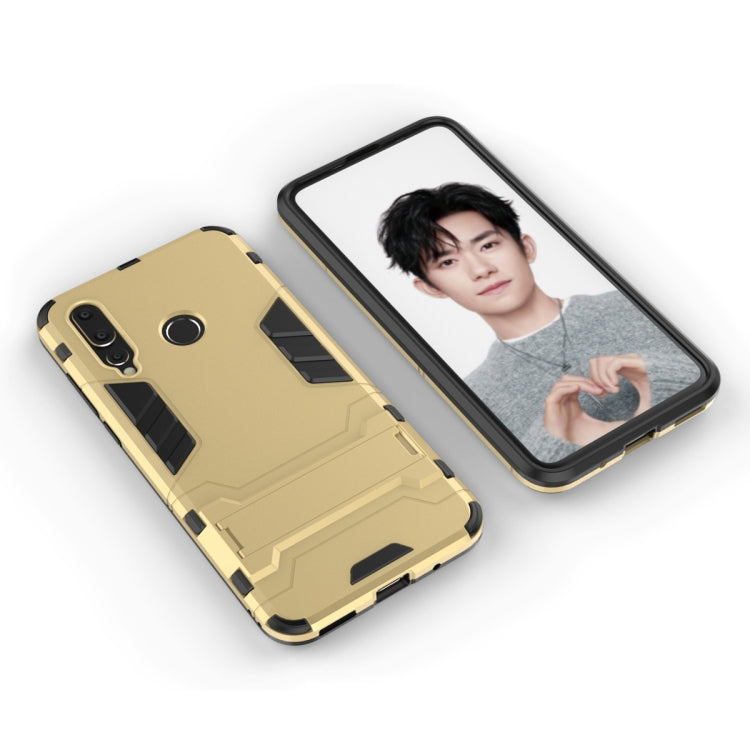 Shockproof PC + TPU Case for Huawei Nova 4, with Holder