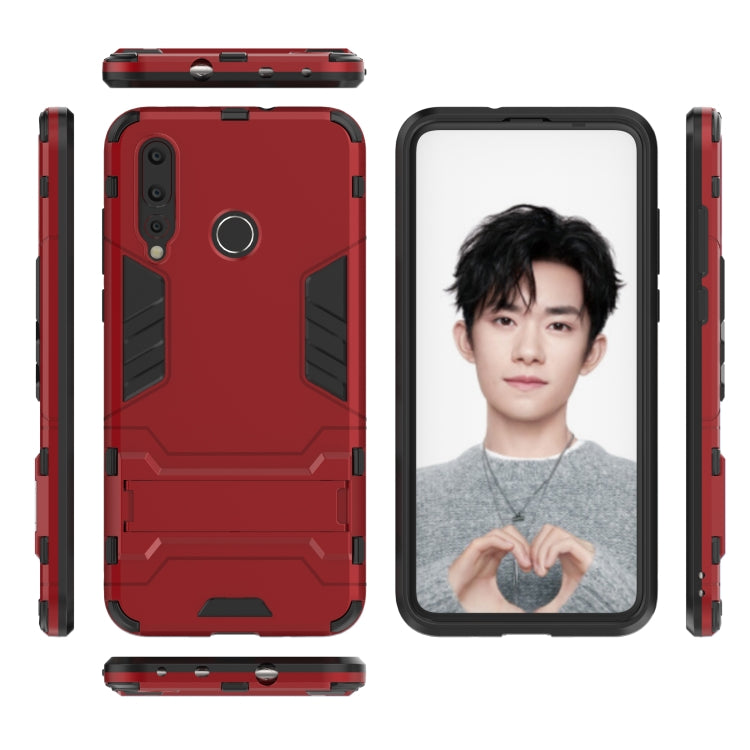 Shockproof PC + TPU Case for Huawei Nova 4, with Holder