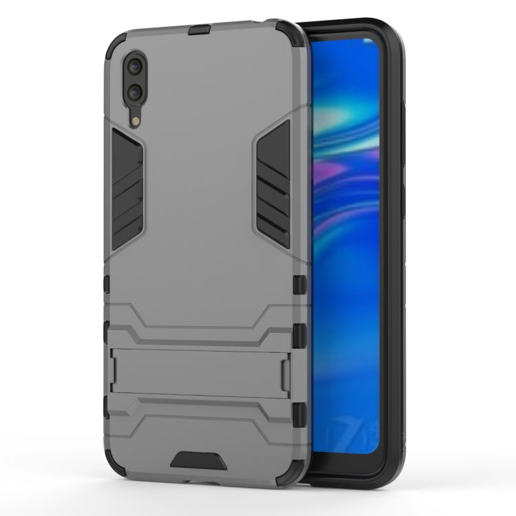 Shockproof PC + TPU Case for Huawei Enjoy 9, with Holder