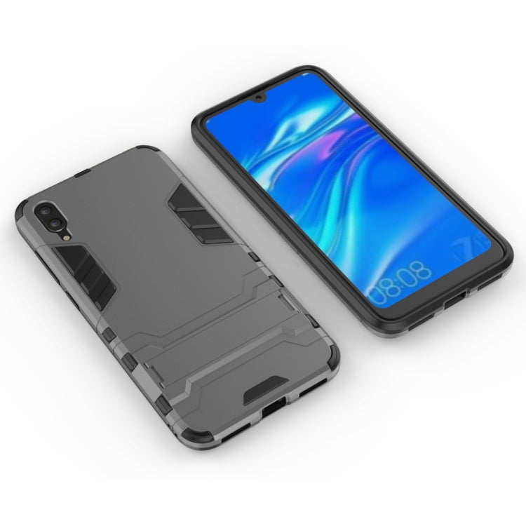 Shockproof PC + TPU Case for Huawei Enjoy 9, with Holder