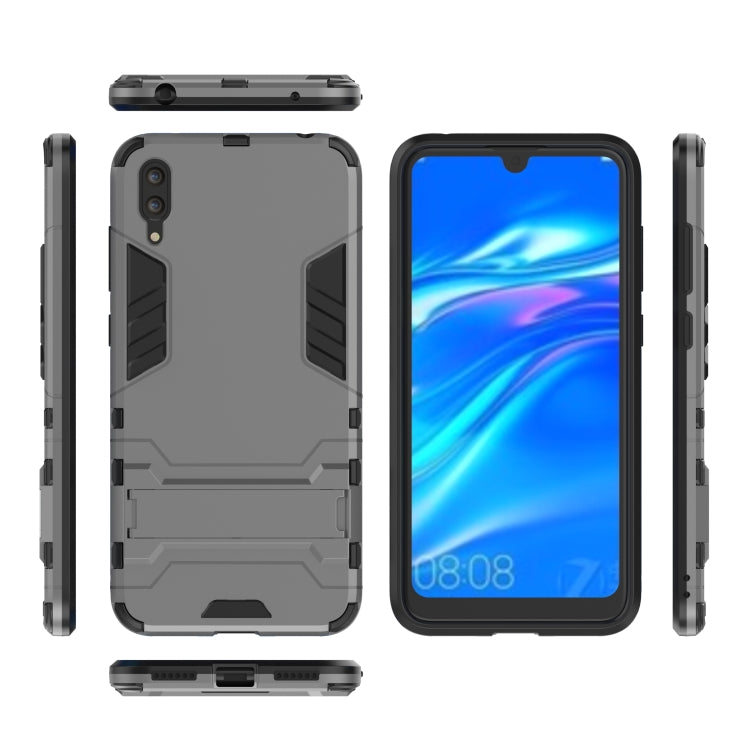 Shockproof PC + TPU Case for Huawei Enjoy 9, with Holder