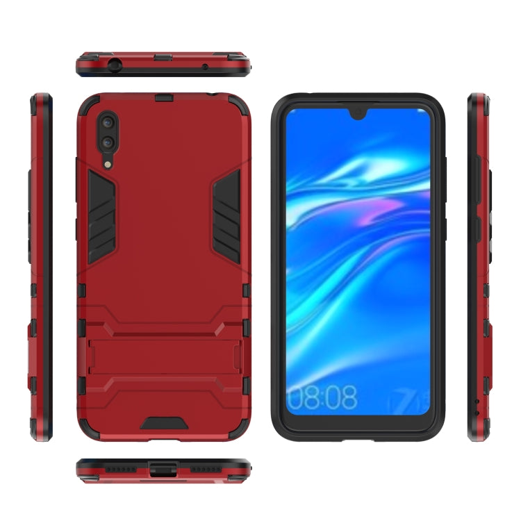 Shockproof PC + TPU Case for Huawei Enjoy 9, with Holder
