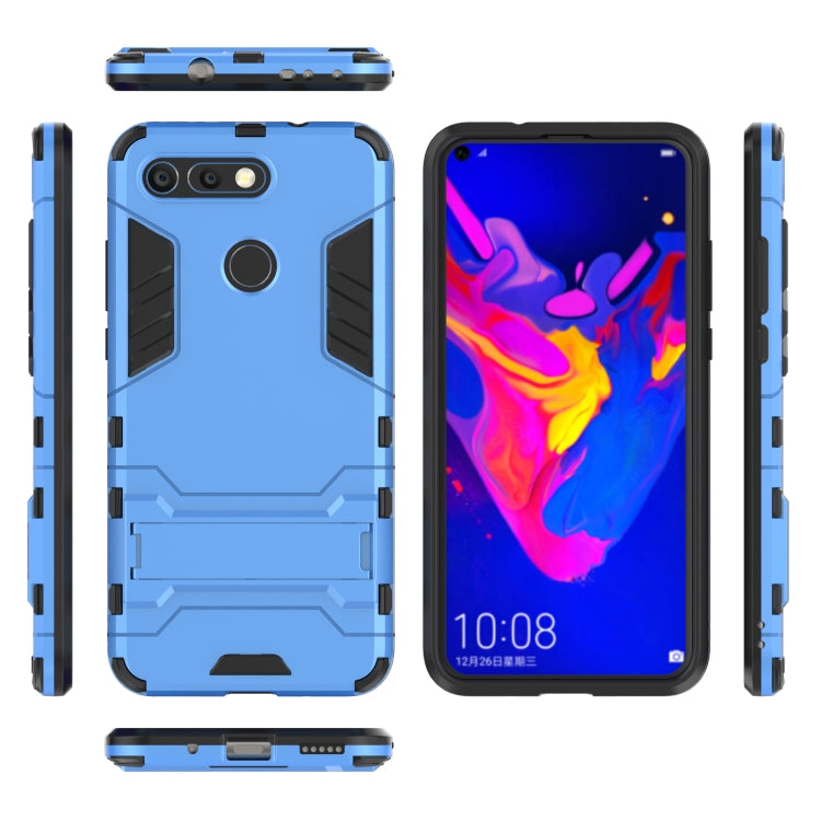 Shockproof PC + TPU Case for Huawei Honor V20, with Holder