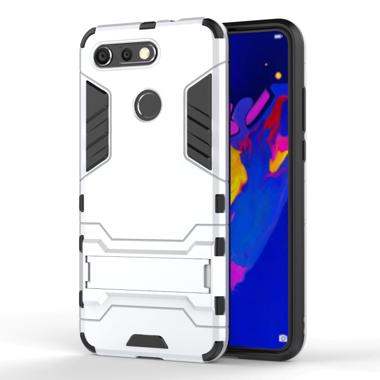 Shockproof PC + TPU Case for Huawei Honor V20, with Holder