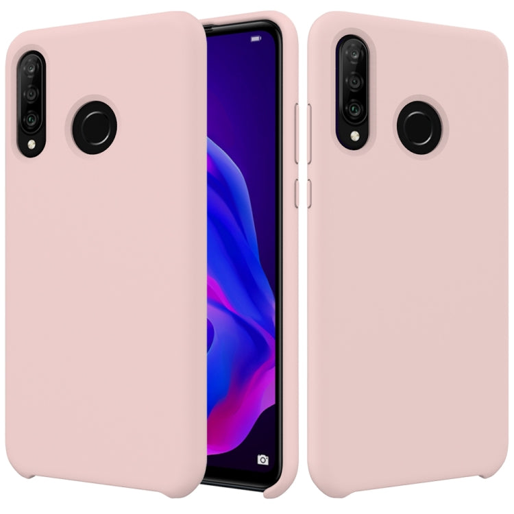 Solid Color Liquid Silicone Dropproof Protective Case for Huawei P30 Lite/Nova 4e