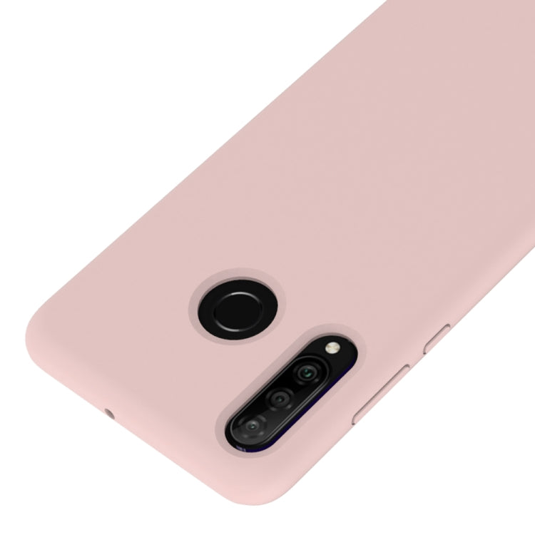 Solid Color Liquid Silicone Dropproof Protective Case for Huawei P30 Lite/Nova 4e