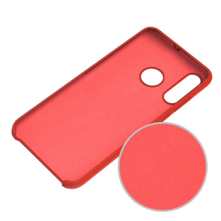 Solid Color Liquid Silicone Dropproof Protective Case for Huawei P30 Lite/Nova 4e