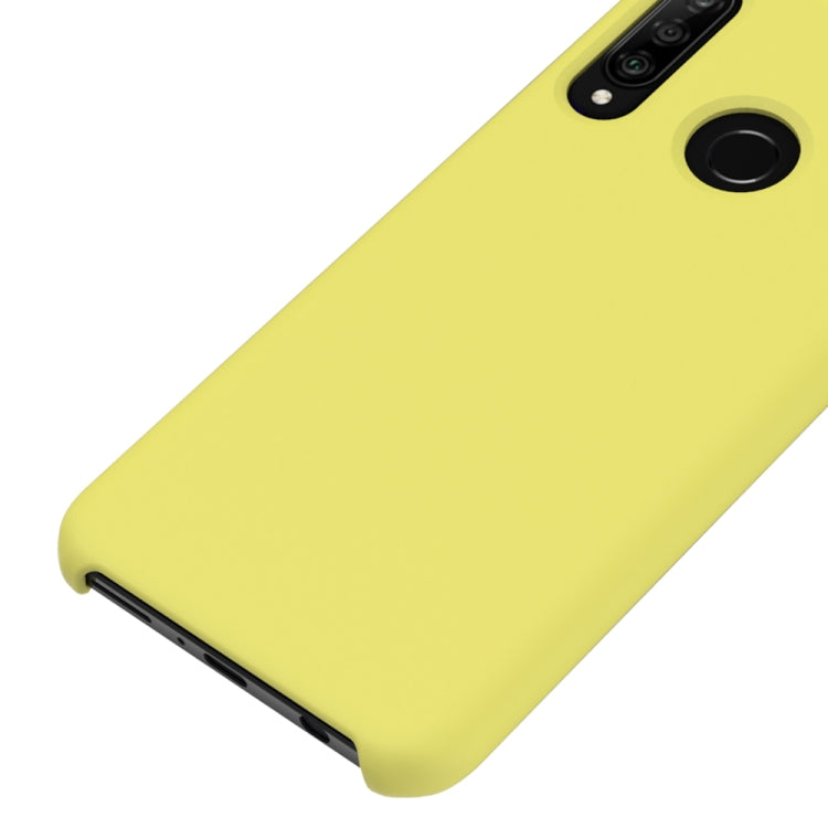 Solid Color Liquid Silicone Dropproof Protective Case for Huawei P30 Lite/Nova 4e