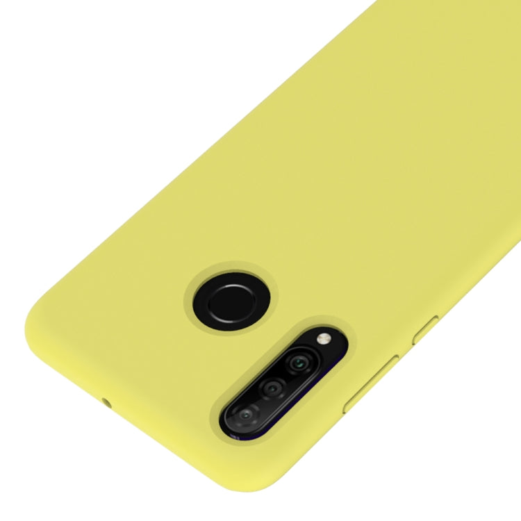 Solid Color Liquid Silicone Dropproof Protective Case for Huawei P30 Lite/Nova 4e