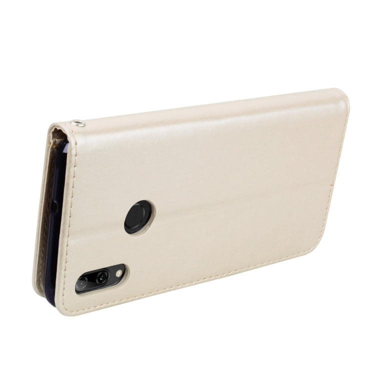 Rose Embossed Horizontal Flip PU Leather Case for Huawei P Smart 2019, with Holder & Card Slots & Wallet